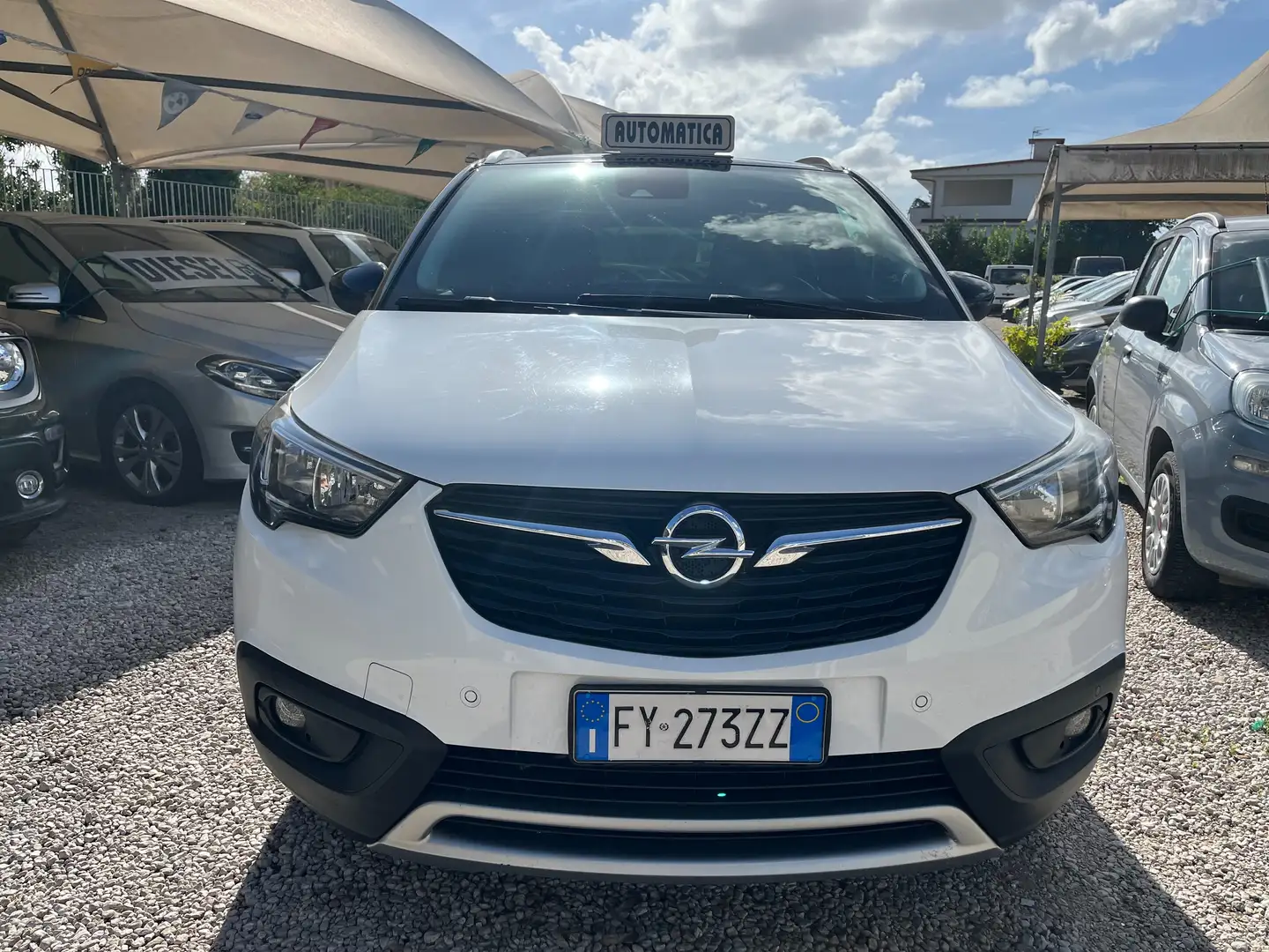 Opel Crossland X 1200 BENZINA 110 CV AUTOMATICA KM CERTIFICATI 2019 Bianco - 2