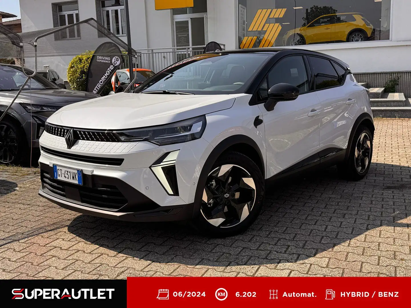 Renault Captur 1.6 E-Tech full hybrid Techno Bianco - 1