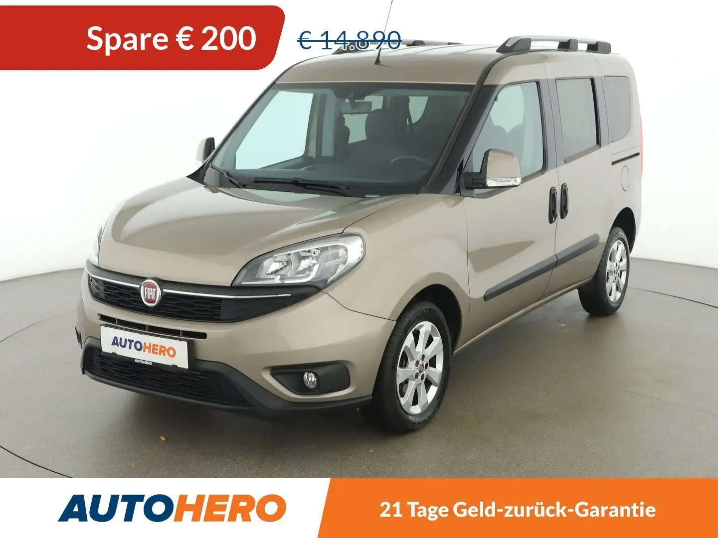 Fiat Doblo 1.6 JTDM Lounge *BT*KLIMAAUTO* Geel - 1