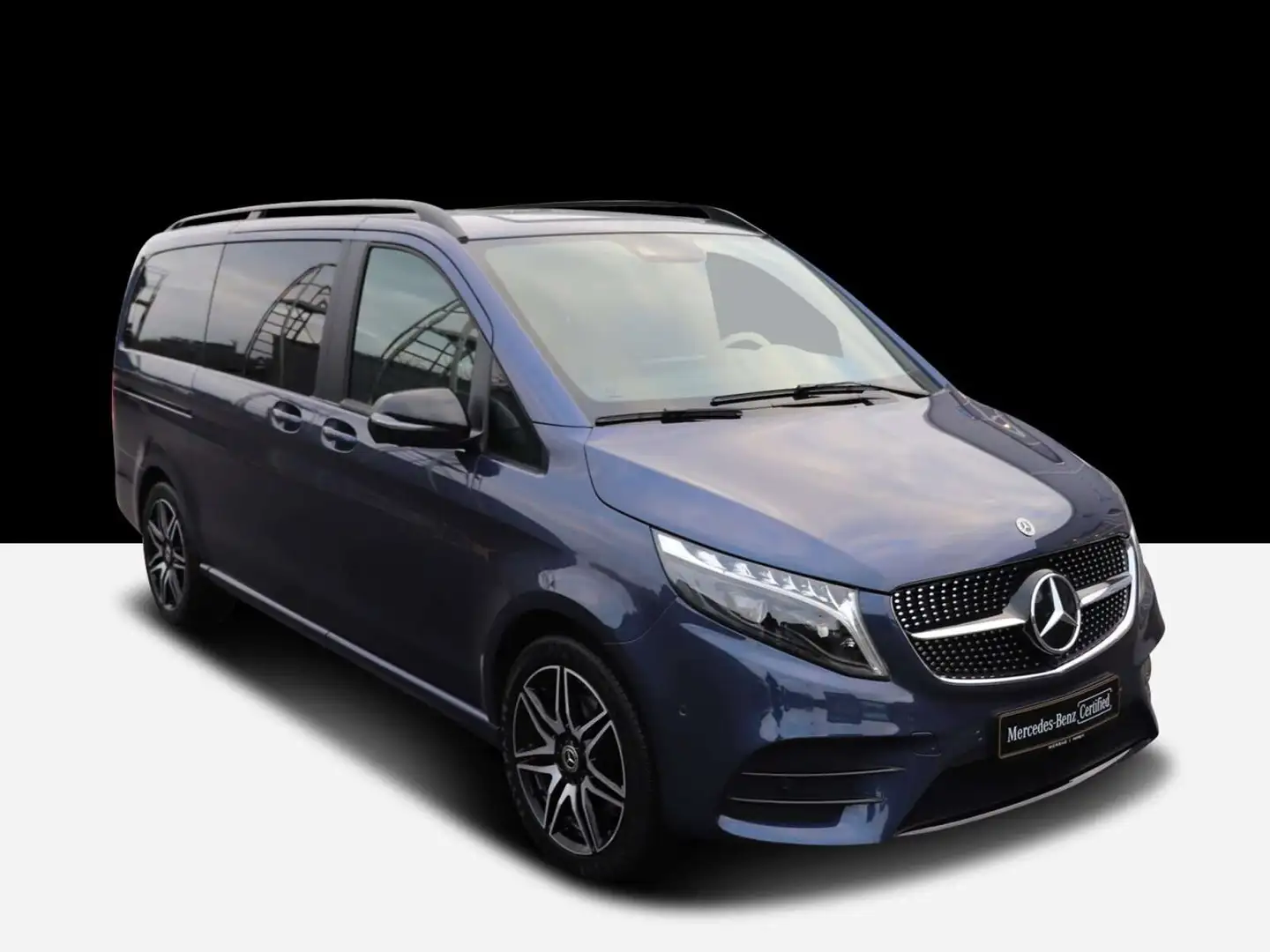 Mercedes-Benz V 300 V 300 d Lang Edition AMG Line/Basic/Navi/Autom. Blauw - 1