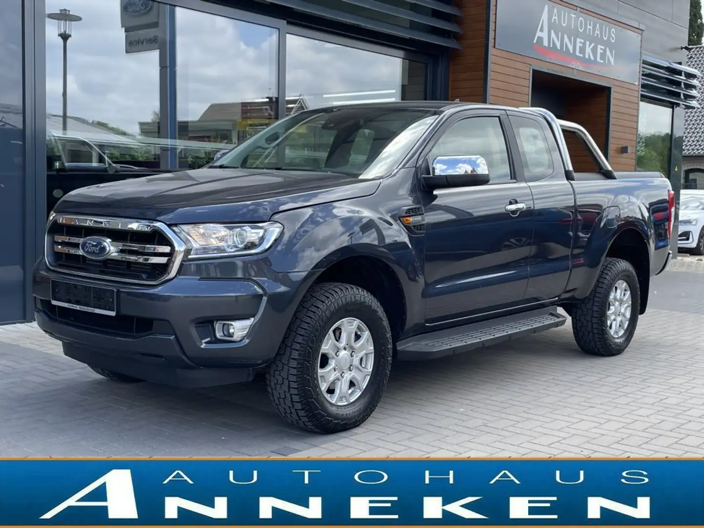 Ford Ranger XLT Extrakabine 4x4*AHK*Laderaumrollo* Gris - 1