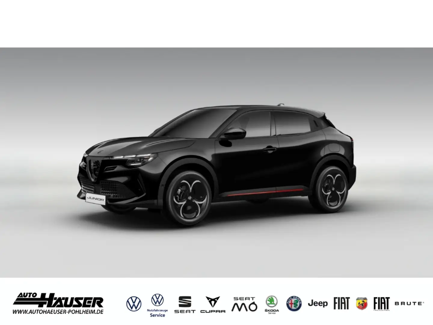 Alfa Romeo Junior Ibrida SPECIALE 1.2 VGT TECHNOLOGIE EL. HECKKL. MA Zwart - 1