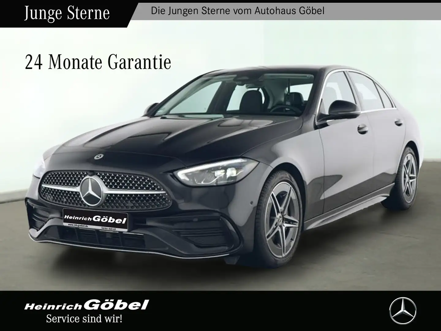 Mercedes-Benz C 300 AMG+PANO+KAMERA+MEMORY+LED+SPUR.P+CARPLAY Schwarz - 1