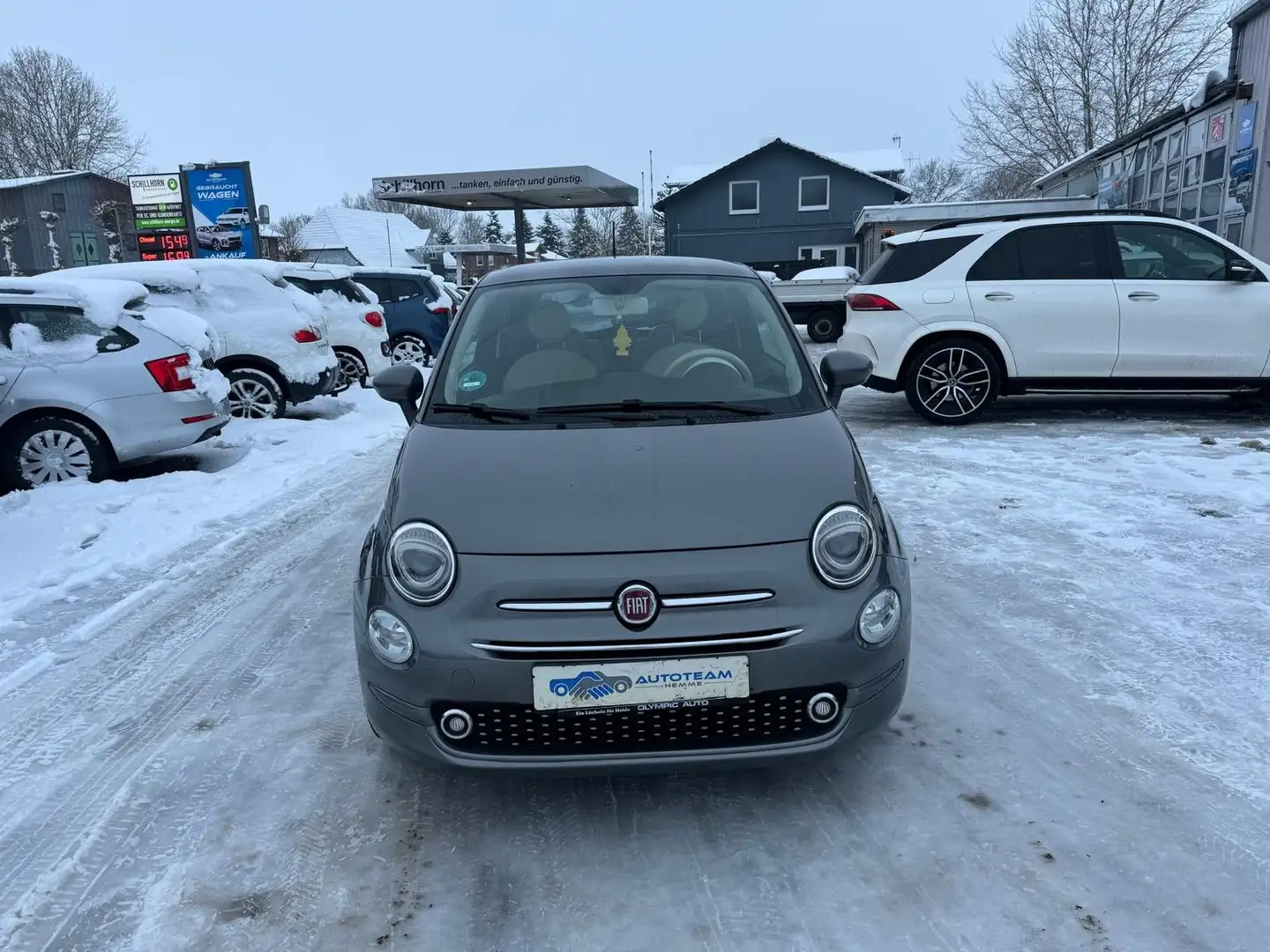 Fiat 500 TÜV/KLIMA/TEMPOMAT/PANORAMA Grau - 2