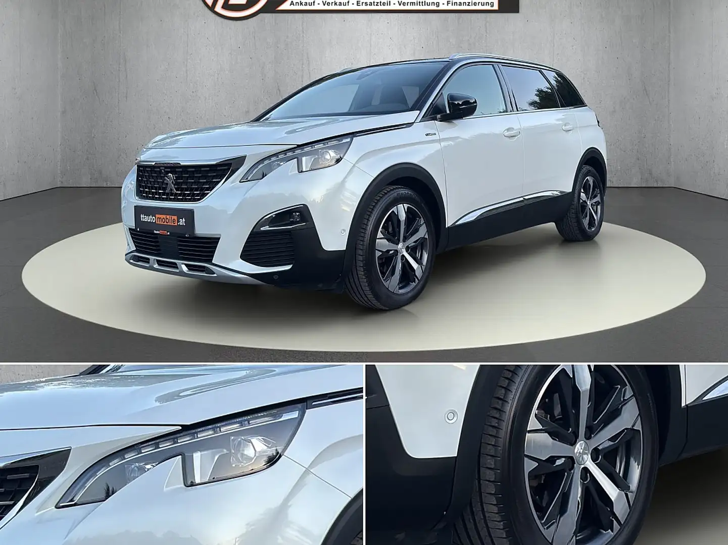 Peugeot 5008 1,6 BlueHDI 120 S&S EAT6 GT Line Weiß - 2
