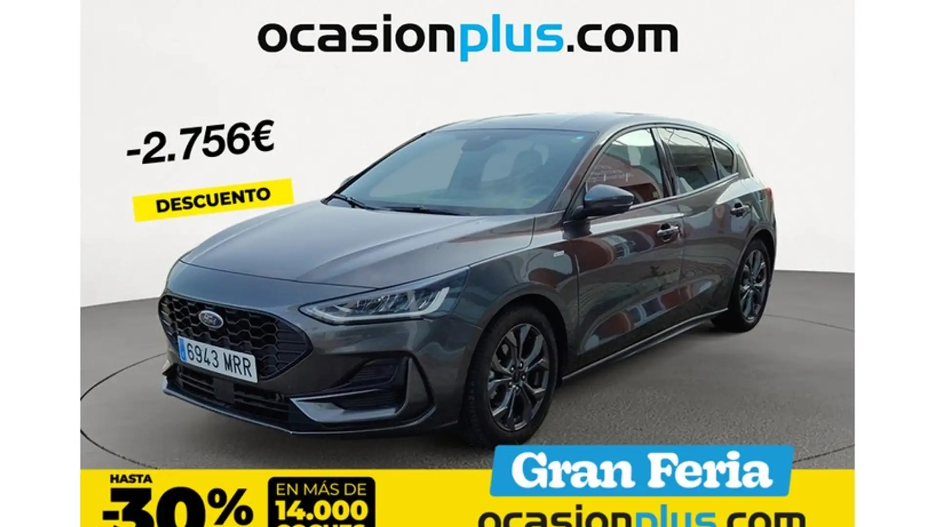Ford Focus 1.0 Ecoboost MHEV ST-Line 155 Aut. Gris - 1