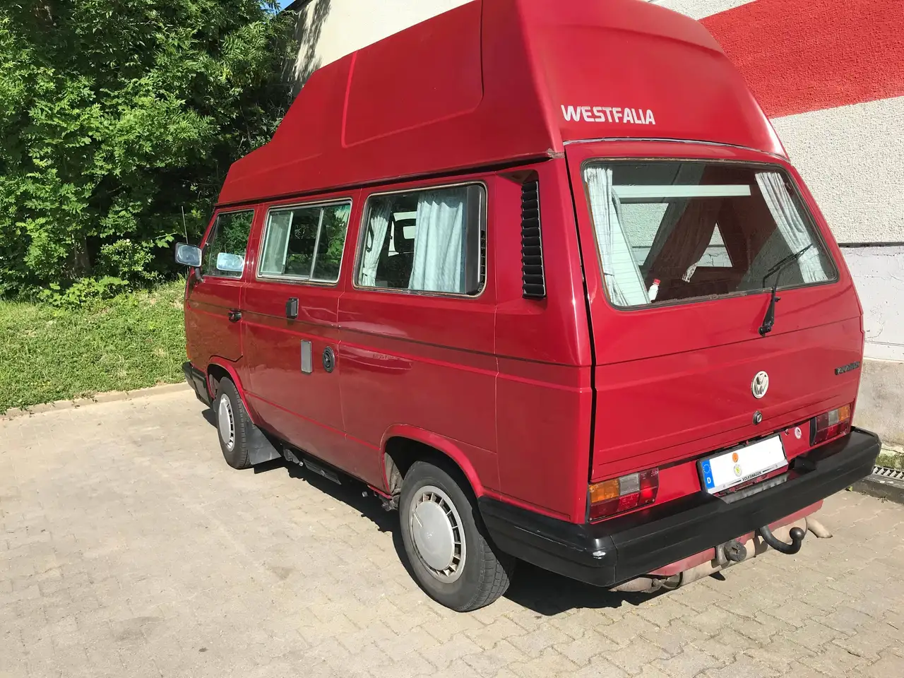 Volkswagen T3 California roter California Hochdach, foto 2