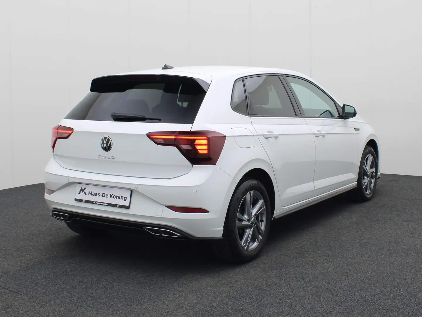 Volkswagen Polo 1.0TSI/95PK R-Line · App connect · Parkeersensoren Wit - 2
