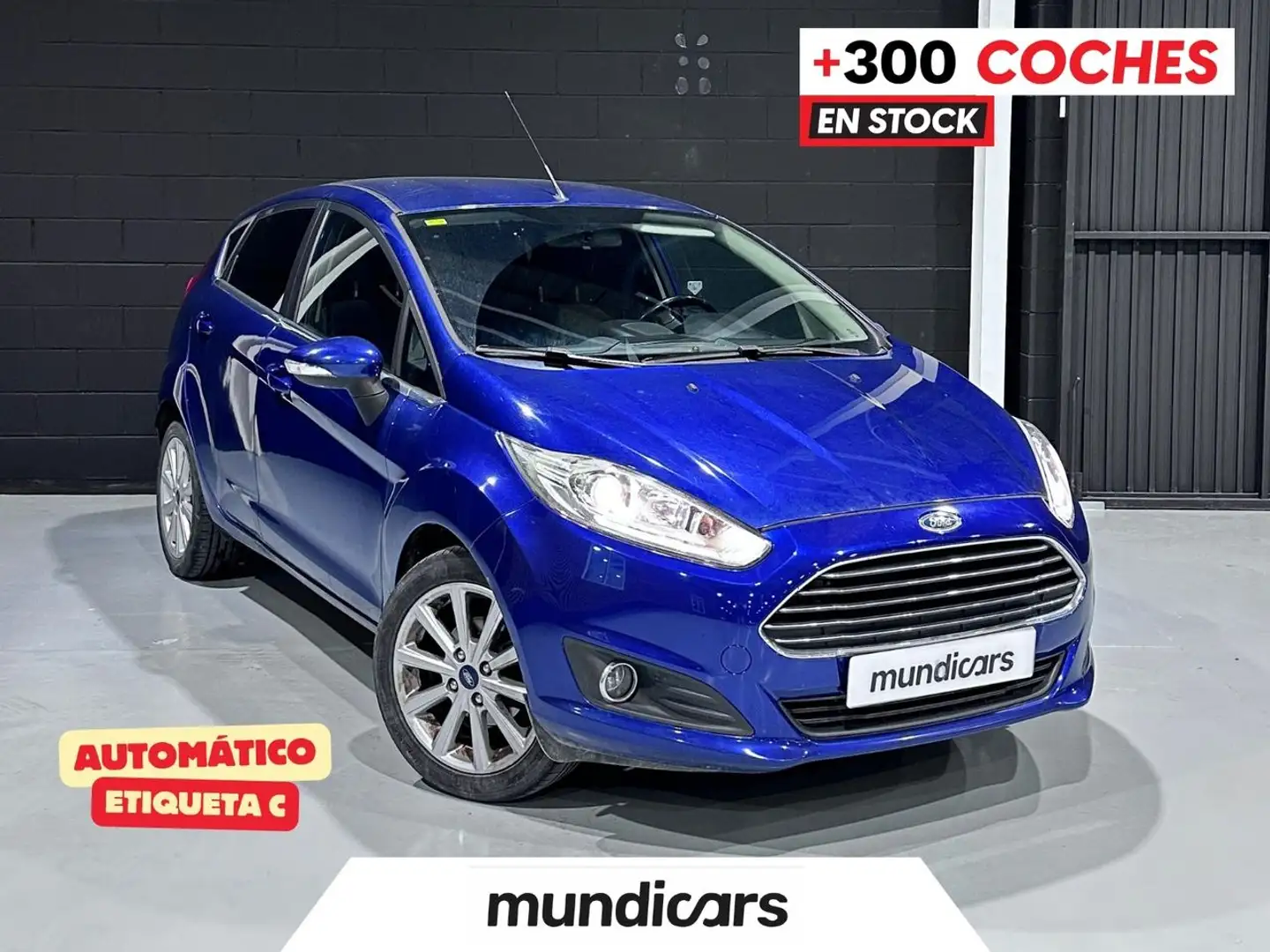 Ford Fiesta 1.0 EcoBoost Titanium Powershift Azul - 1