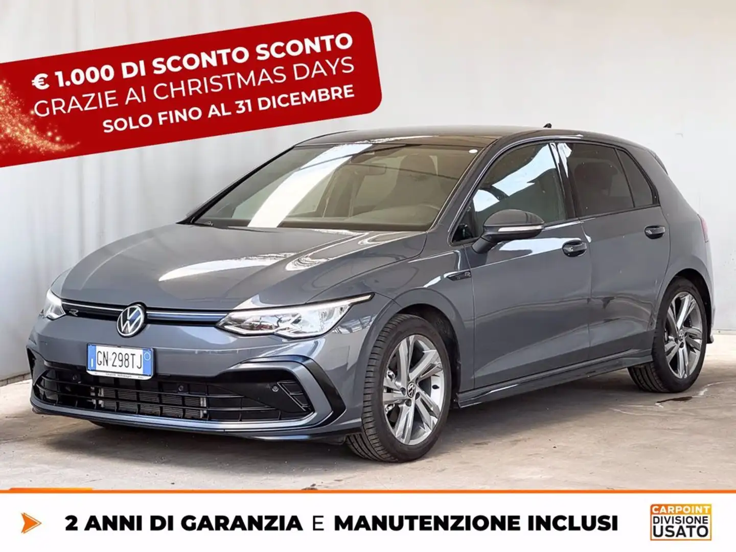 Volkswagen Golf 2.0 tdi r-line 150cv dsg Grigio - 1