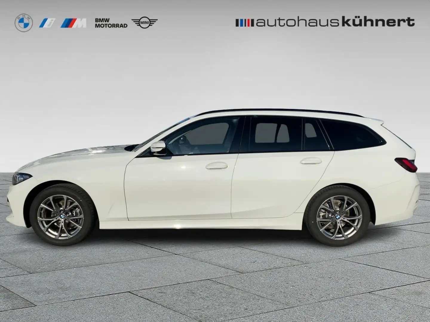 BMW 318 i Touring LED SpurAss AHK Navi AUT PDC Blanco - 2