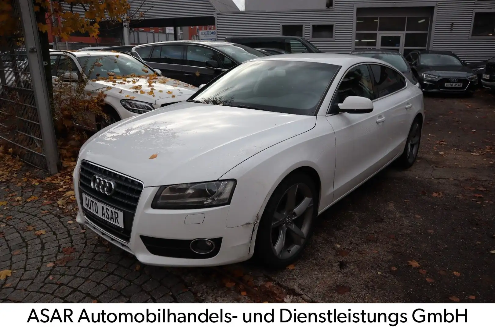 Audi A5 Sportback 2.0 TFSI AHK/TEMPOMAT/PDC Weiß - 1