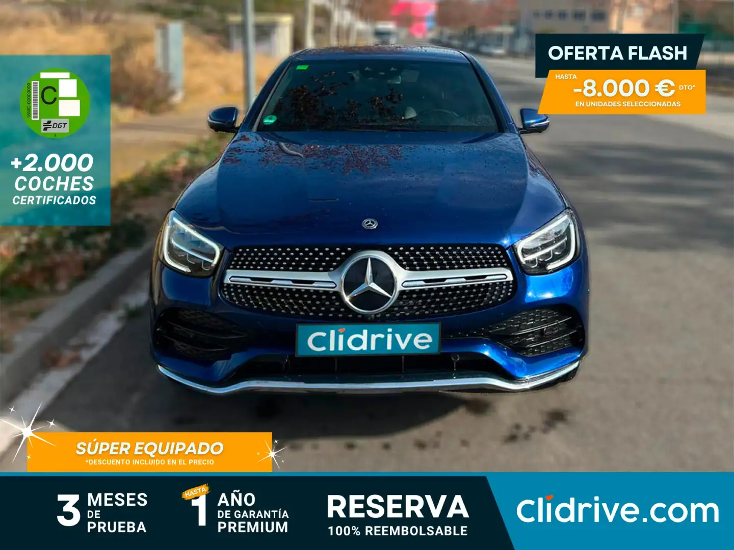 Mercedes-Benz GLC 220 Coupé d 4MATIC Azul - 1
