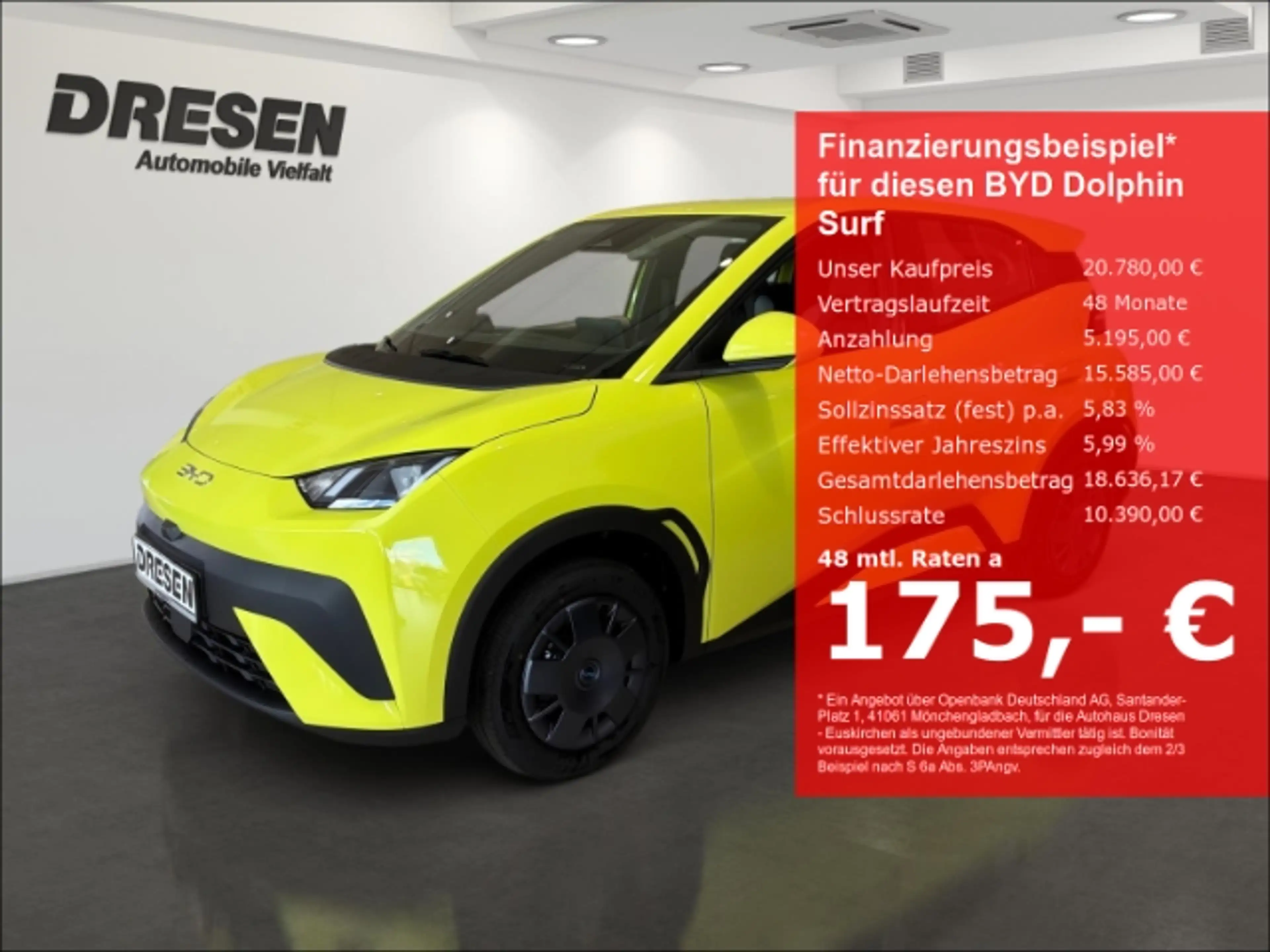 BYD Dolphin Active Klima/PDC Hinten/Rückfahrkamera