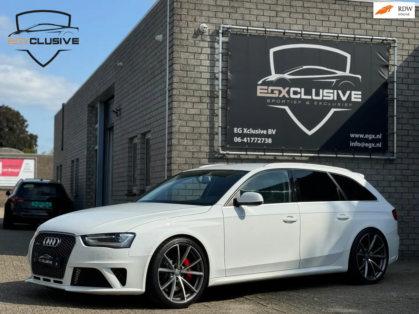Audi RS4 Avant 4.2 FSI Quattro 450PK+ Nieuwe Motor/Carbon/C Wit - 1