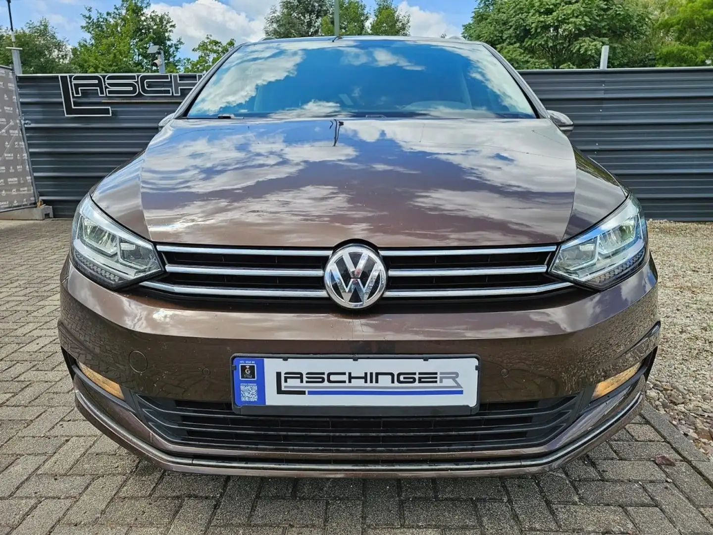 Volkswagen Touran Highline 2.0 TDI LED NAVI SHZ TEM 1.HAND Bruin - 2