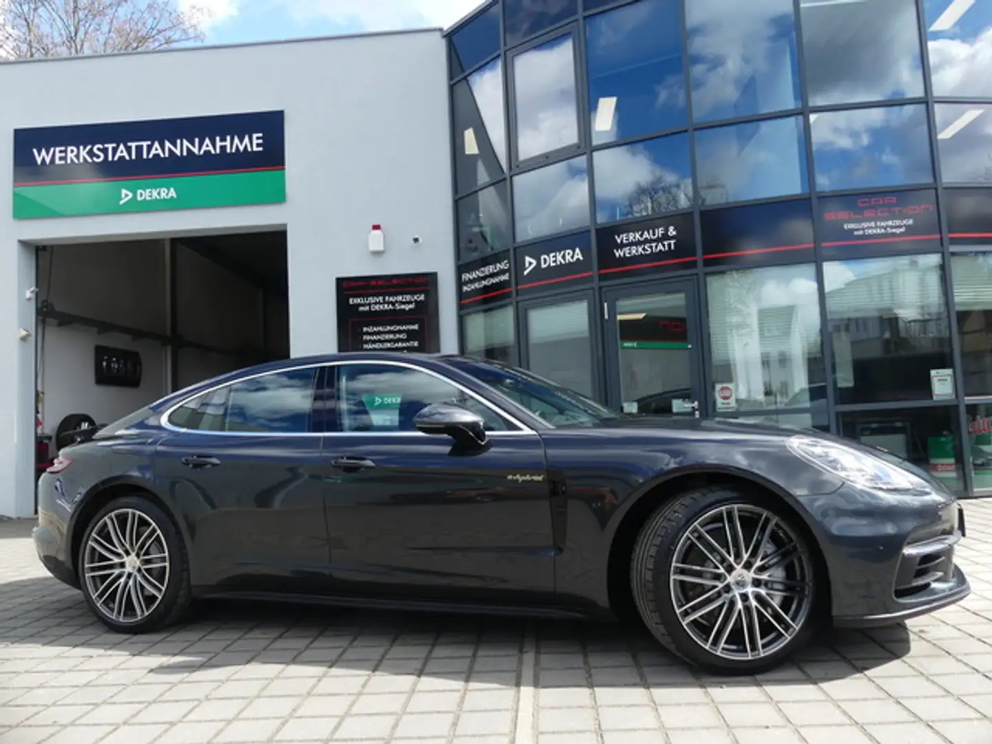 Porsche Panamera 4 E-Hybrid PANO/SOFT/MATRIX/21LM/AIRSUS Szürke - 1