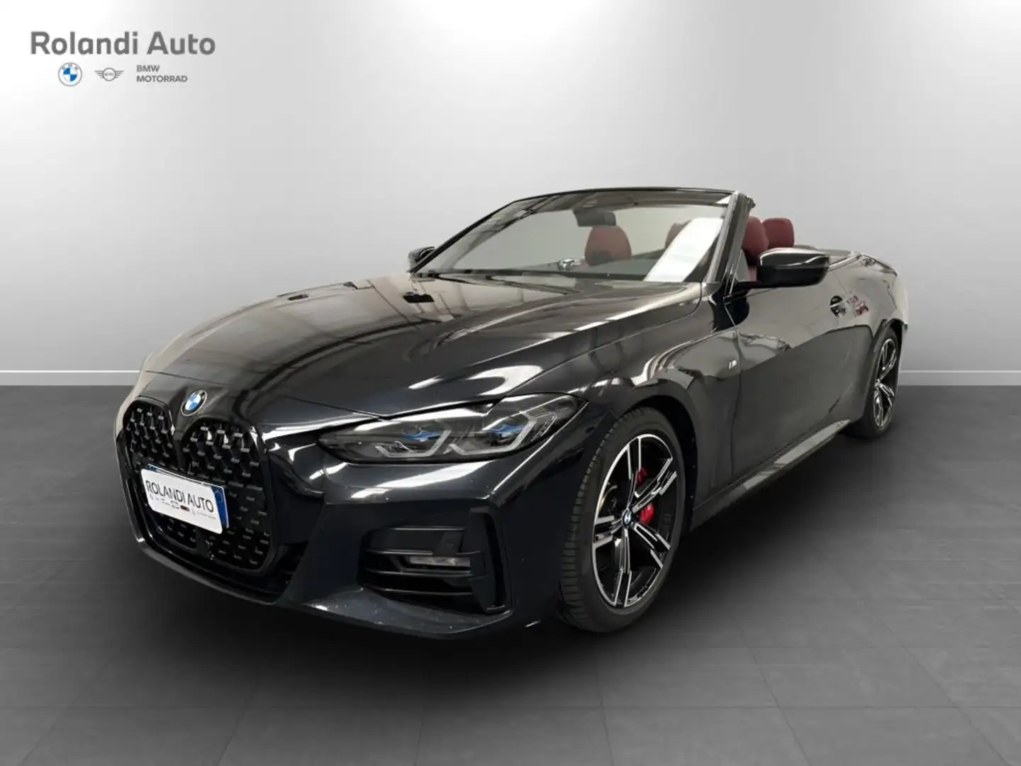 BMW 420 d mhev 48V Msport auto cabrio Nero - 1