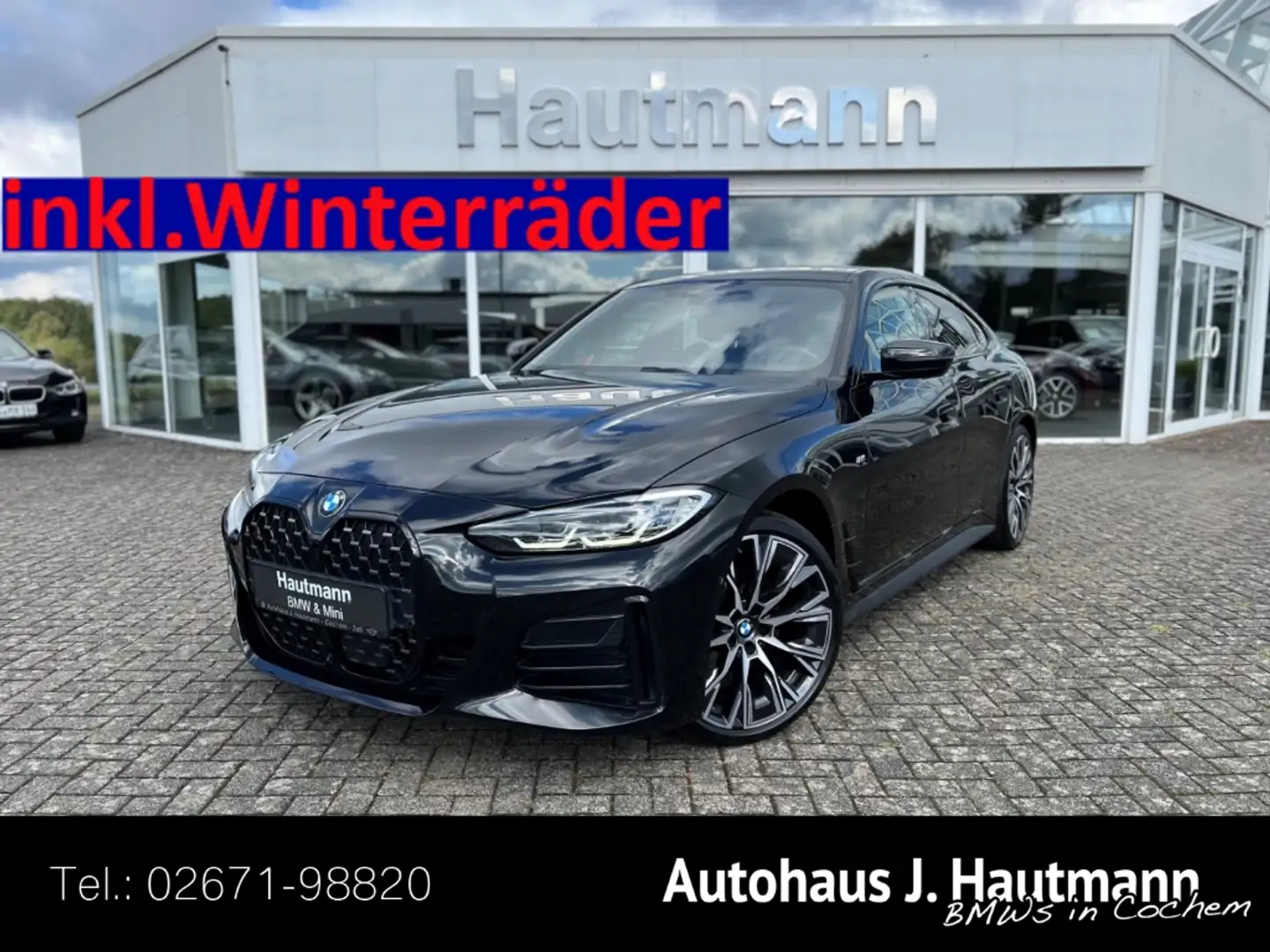 BMW 420 Gran Coupe d xDrive M SPORT +1.HAND+ACC+LM20''+ Schwarz - 1