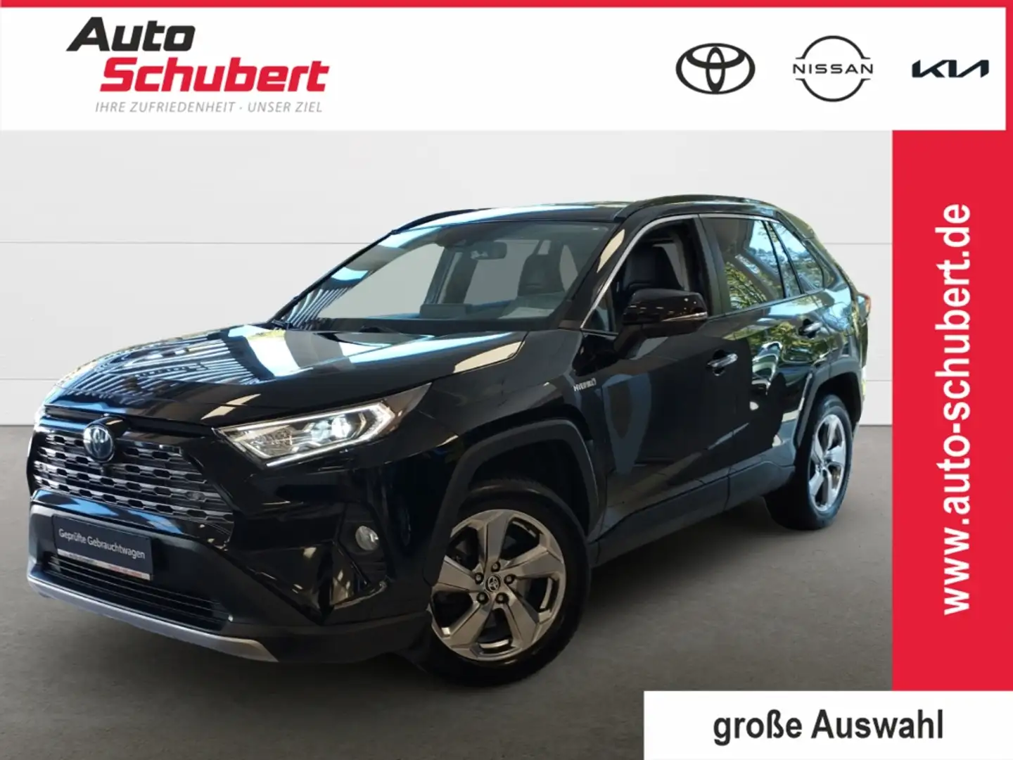 Toyota RAV 4 5-TÜRER, 2.5L HYBRID (ELEKTRO- UND BENZIN) ABS Ser Schwarz - 1
