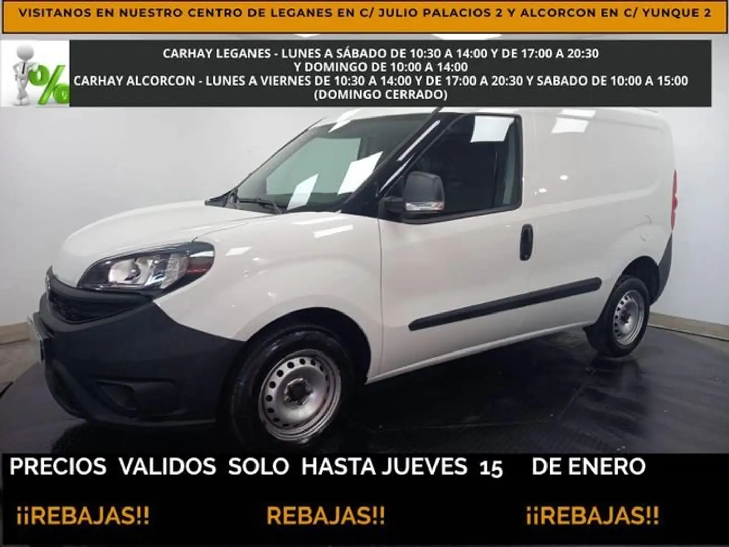 Fiat CARGO FURGÓN BASE PLUS 1.3 MJET 70KW Blanc - 1