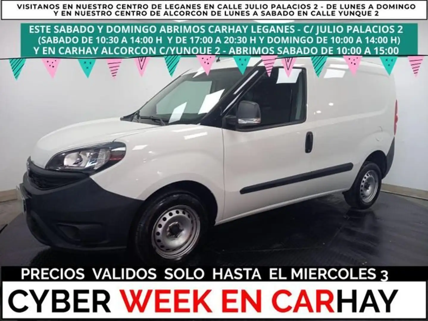 Fiat CARGO FURGÓN BASE PLUS 1.3 MJET 70KW Білий - 1