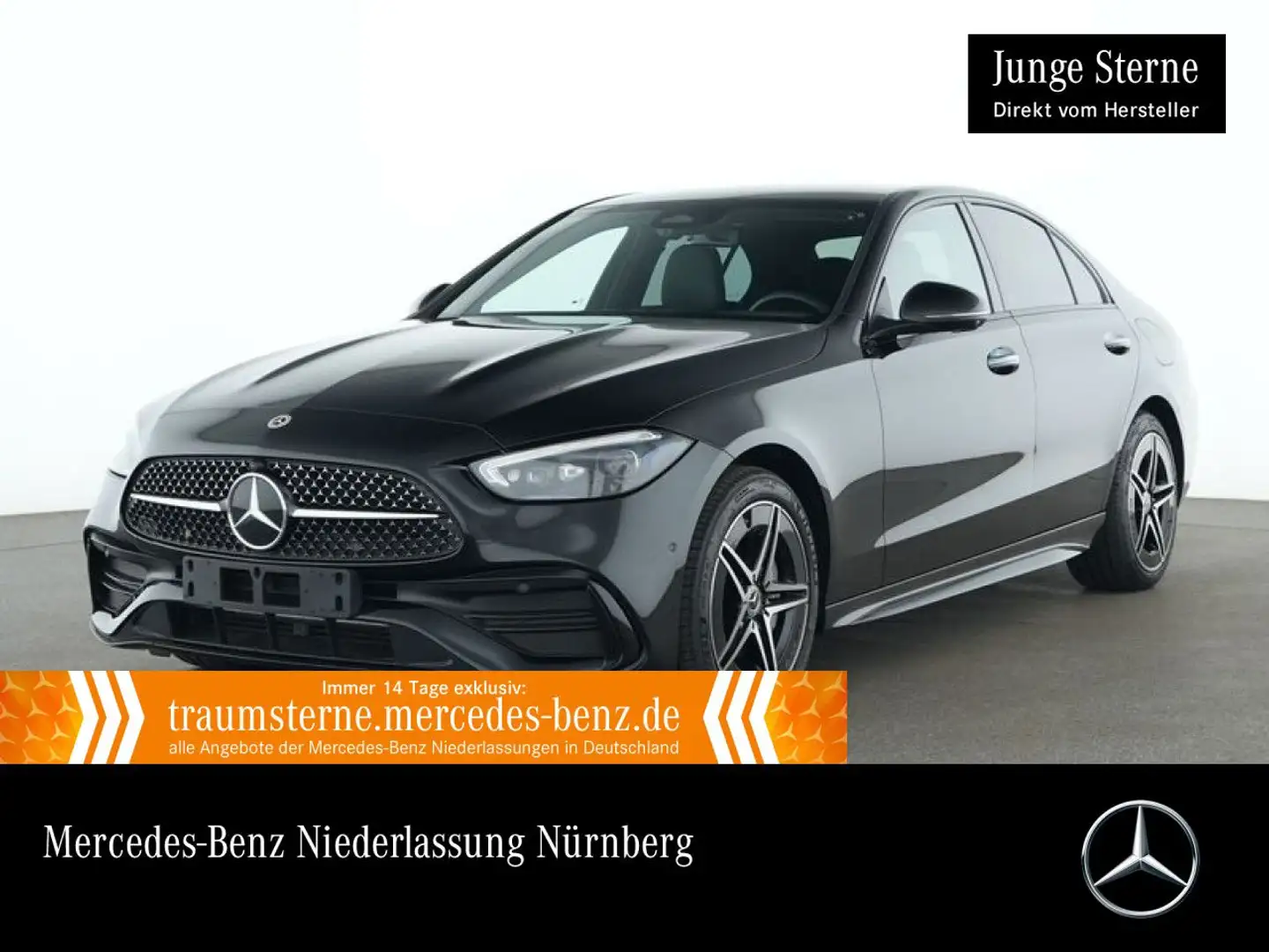 Mercedes-Benz C 300 e AMG+NIGHT+360+TOTW+KEYLESS+9G Schwarz - 1