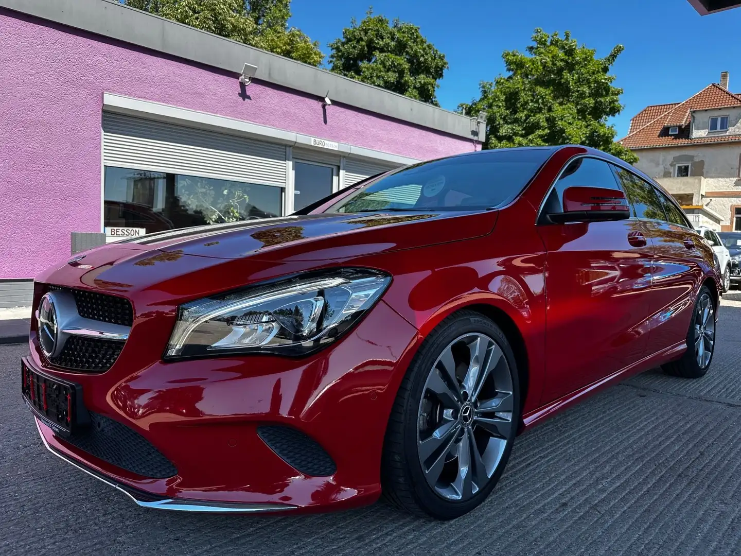 Mercedes-Benz CLA 250 Shooting Brake  4Matic "HU/AU+Service" Piros - 1