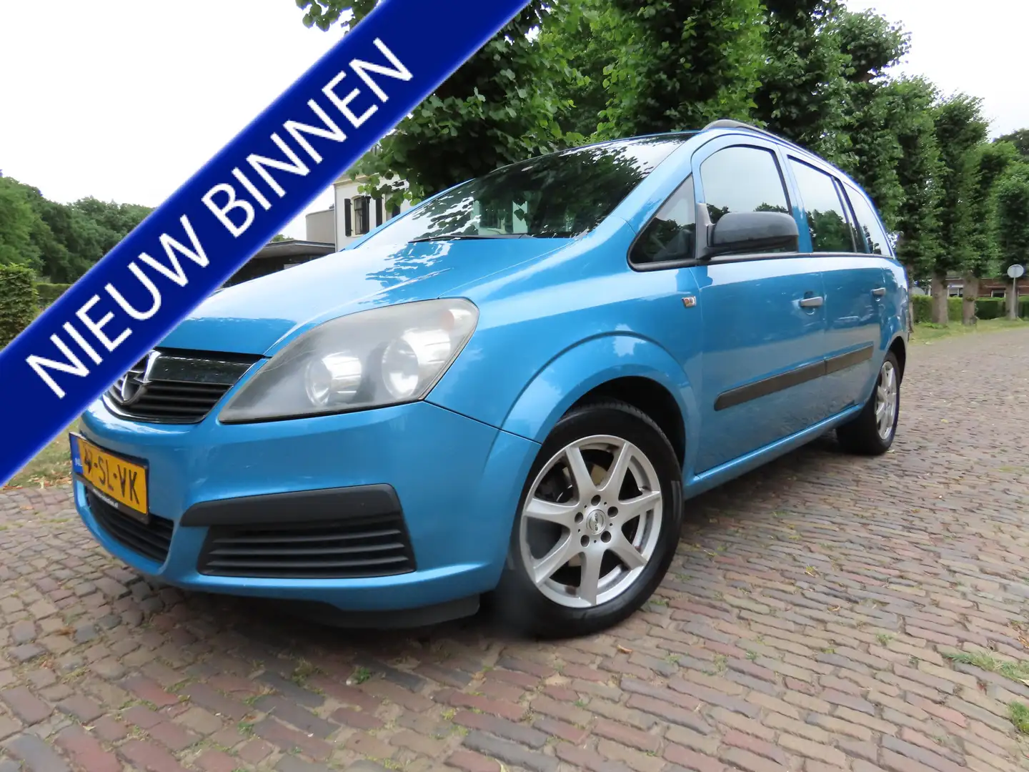 Opel Zafira 1.8 Business Ecc Cruiscontrol 7 Persoons Pdc Lm Ve Blauw - 1