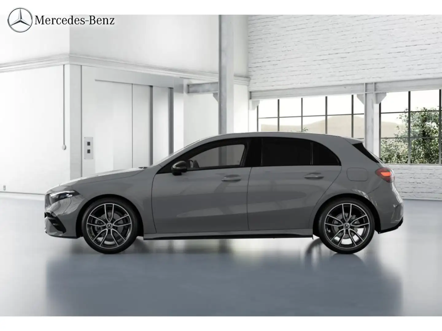Mercedes-Benz A 200 d AMG MBUX+RüKam+LED+Night+Smartph+Totwink Grau - 2