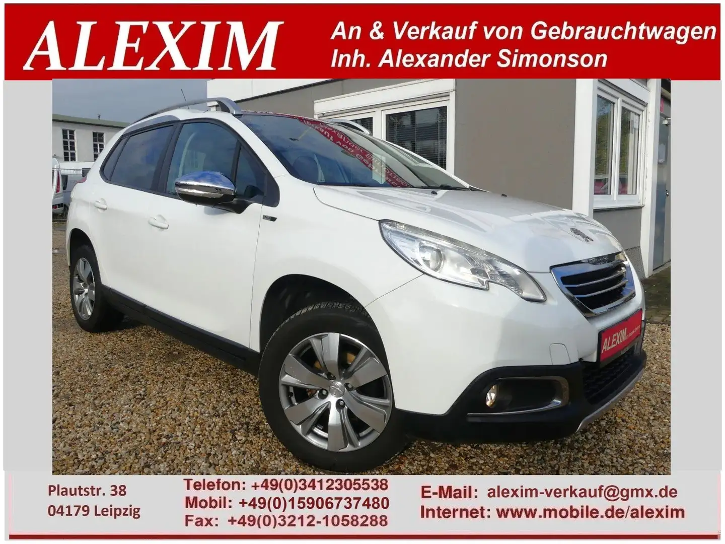 Peugeot 2008 Style/Temp/2Zonen-Klima/PDC/Panorama Blanc - 1