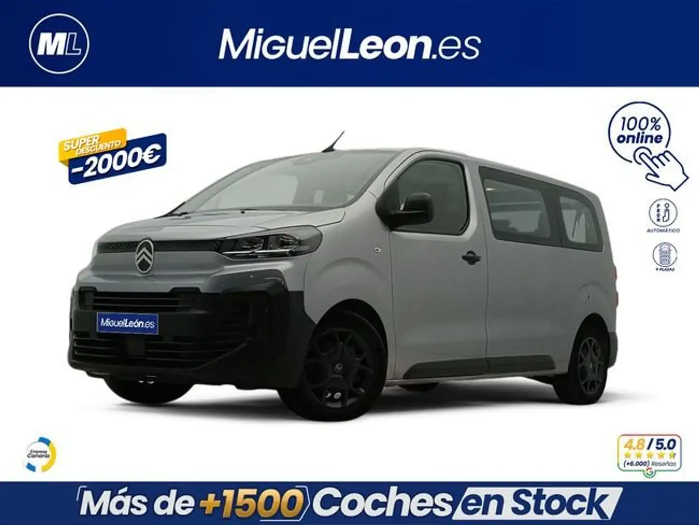 Citroen Jumpy 2.0 177cv 9P Gris - 1