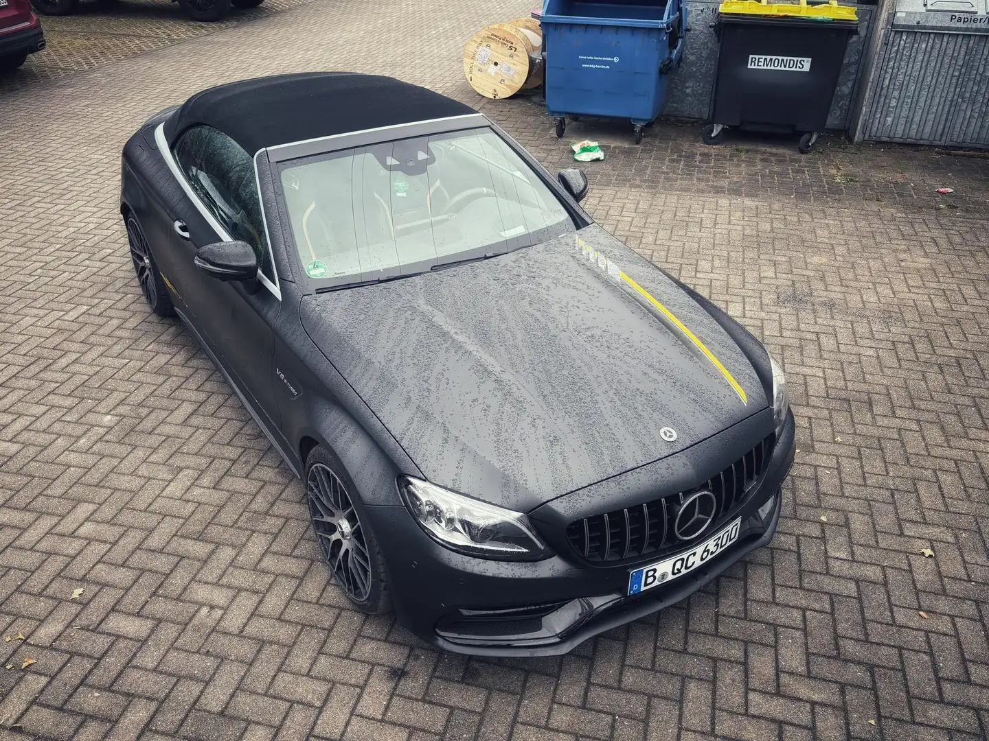 Mercedes-Benz C 63 AMG C-Klasse Cabrio S Cabrio Speedshift MCT 9G Gris - 2