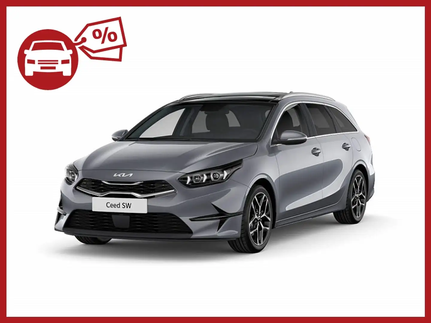 Kia Ceed SW / cee'd SW ceed SW 1,0 T-GDI GPF ISG Silber - Paket Style ... Silver - 1