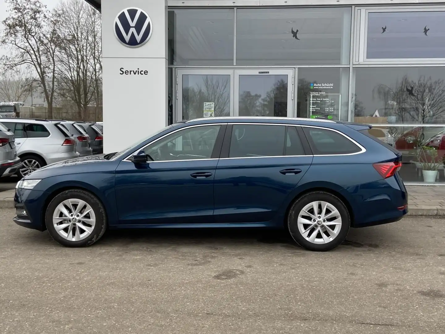 Skoda Octavia Combi 1.5 eTSI DSG Style HEAD-UP+AHK+SMA Blau - 2