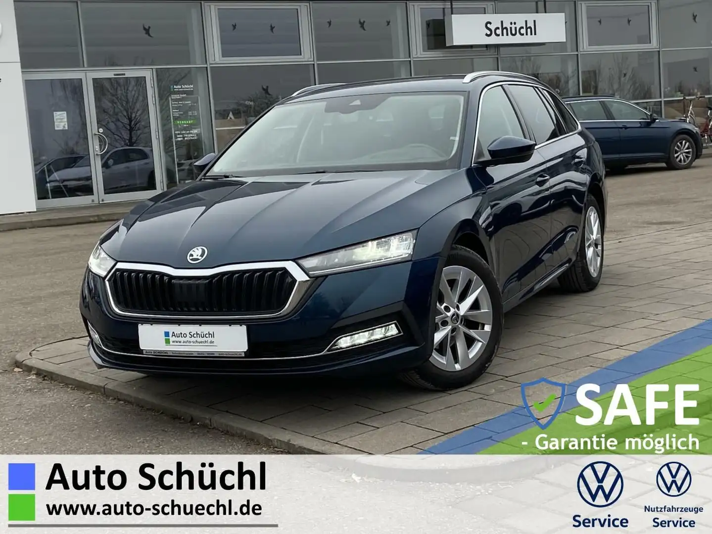 Skoda Octavia Combi 1.5 eTSI DSG Style HEAD-UP+AHK+SMA Blau - 1