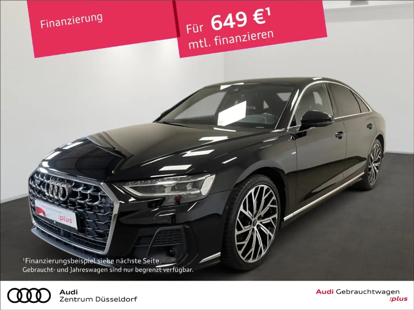 Audi A8 50 TDI quattro LEDER MATRIX 360 ACC uvm. Schwarz - 1