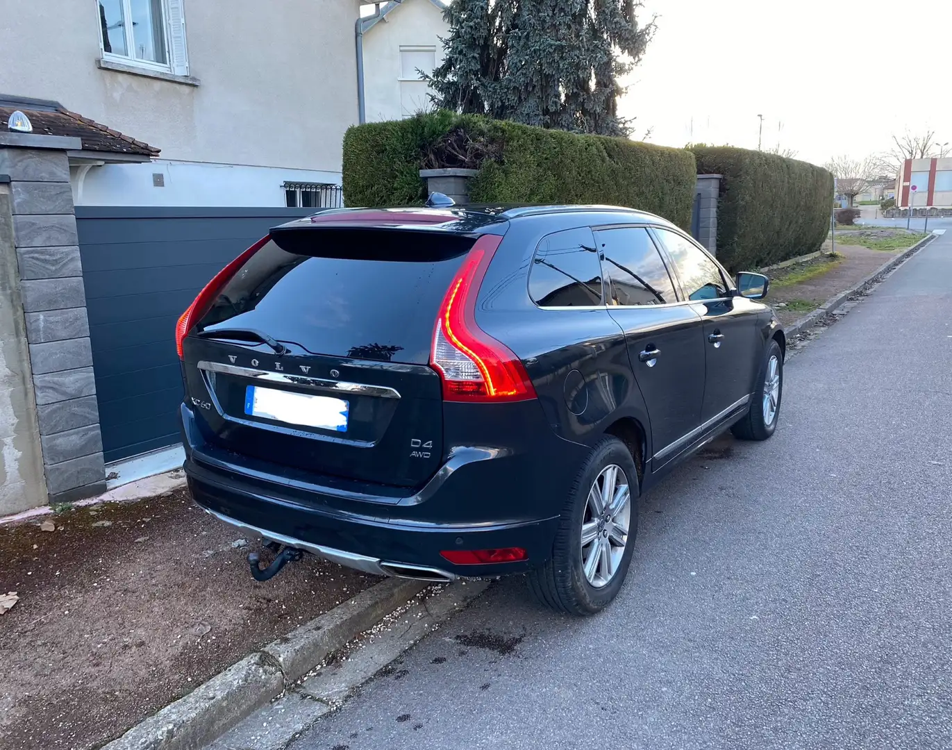 Volvo XC60 D4 AWD 190 ch Signature Edition Geartronic A Gris - 2