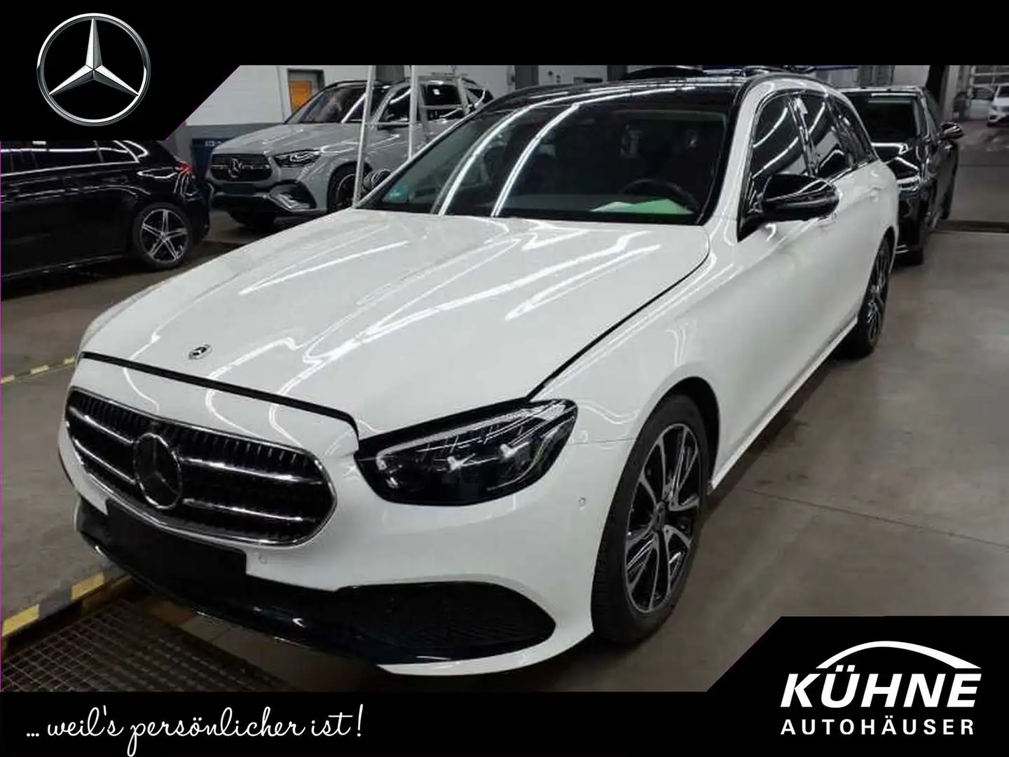 Mercedes-Benz E 220 T d Avantgarde Night Panorama+Burmester !! Weiß - 1