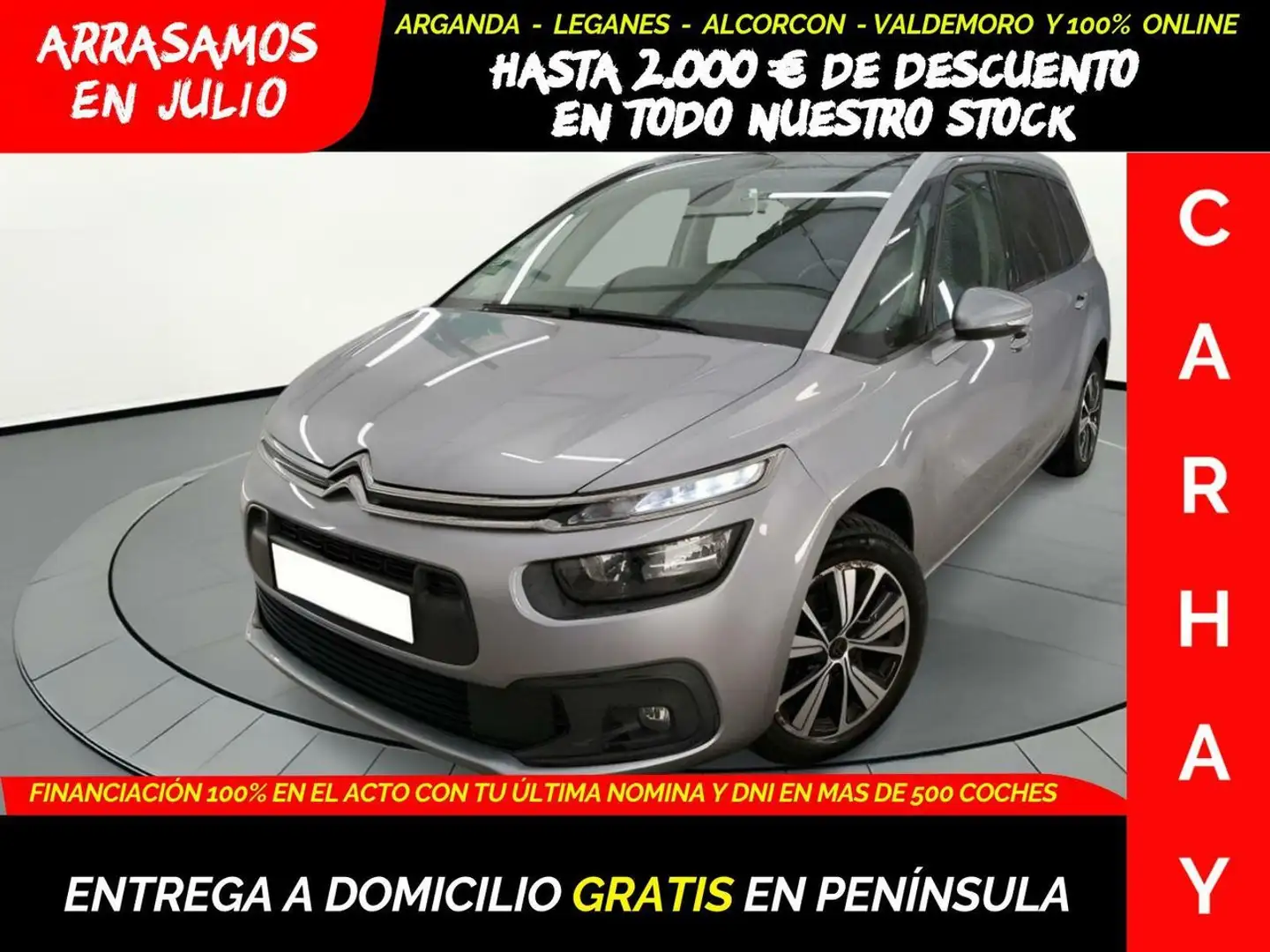 Citroen C4 Spacetourer 1.5BlueHDI S&S Shine 130 Gris - 1
