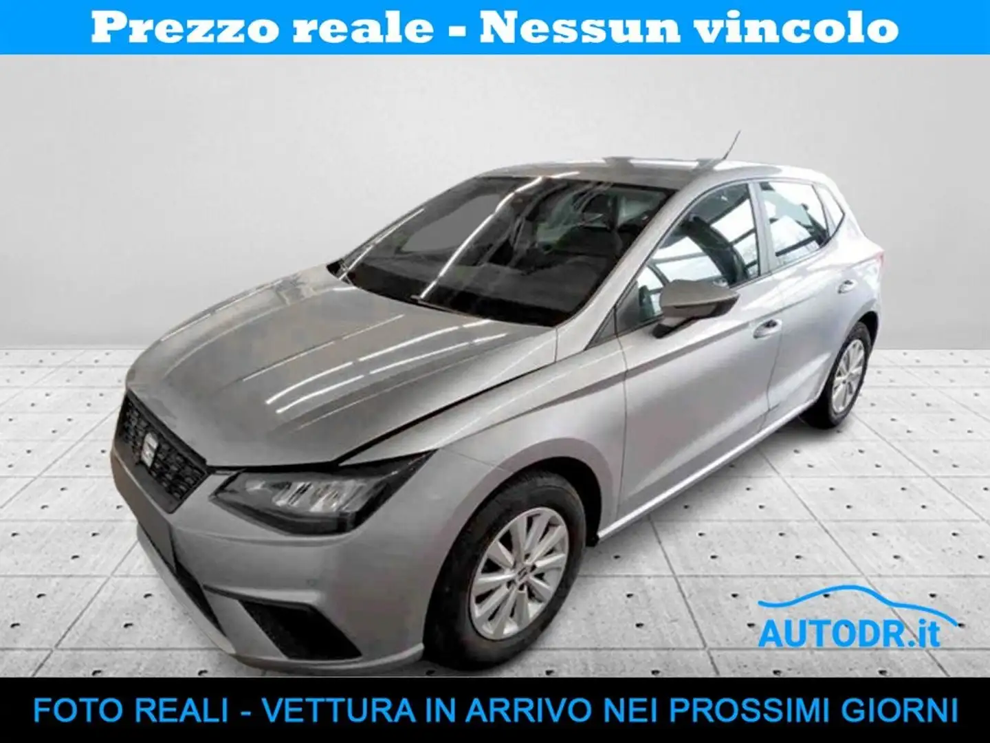 SEAT Ibiza 1.0 TGI Style LED, Navi, Sedili risc., Retrocamera Argento - 1