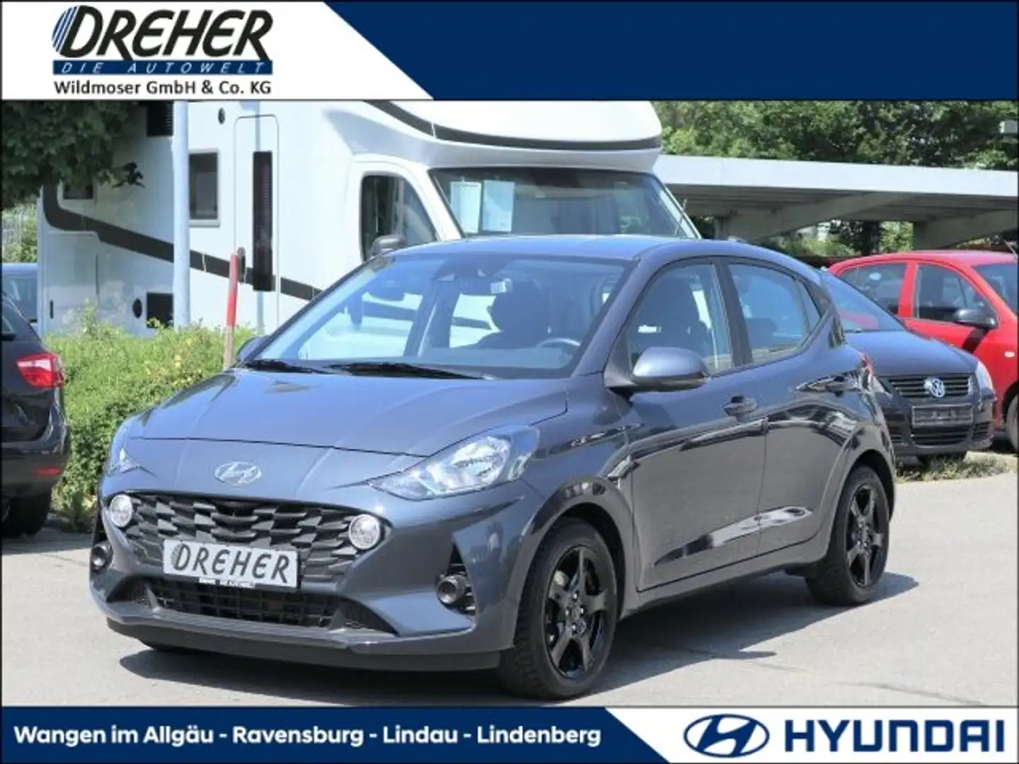 Hyundai i10 i10 1.2 Trend Autom./Klima/Sitzhzg./BC/DAB eFH. Grau - 1