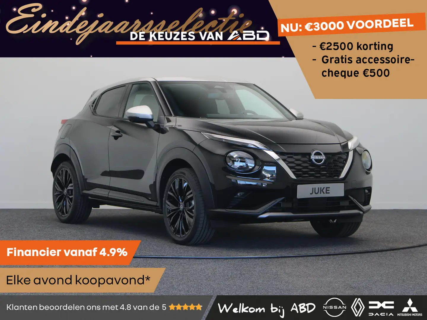 Nissan Juke N-Sport + Technology Pack + Light Cold Pack 1.6L H Zwart - 1