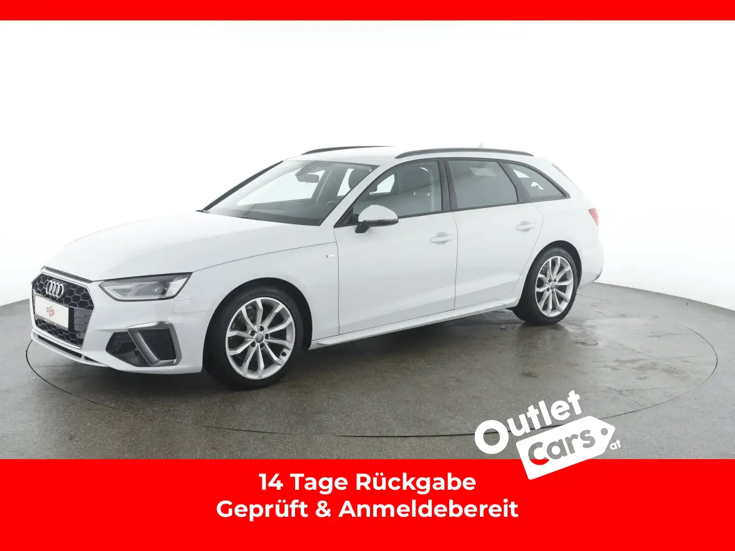 Audi A4 Avant 40 2.0 TFSI S-Line AHK+Sportp.+el.Heck Weiß - 1