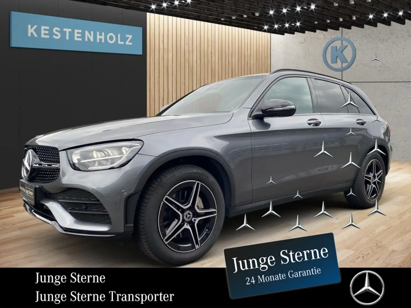 Mercedes-Benz GLC 300 de 4M *AMG*NIGHT*AHK*MEMO*STHZ*360°*PANO Gris - 1