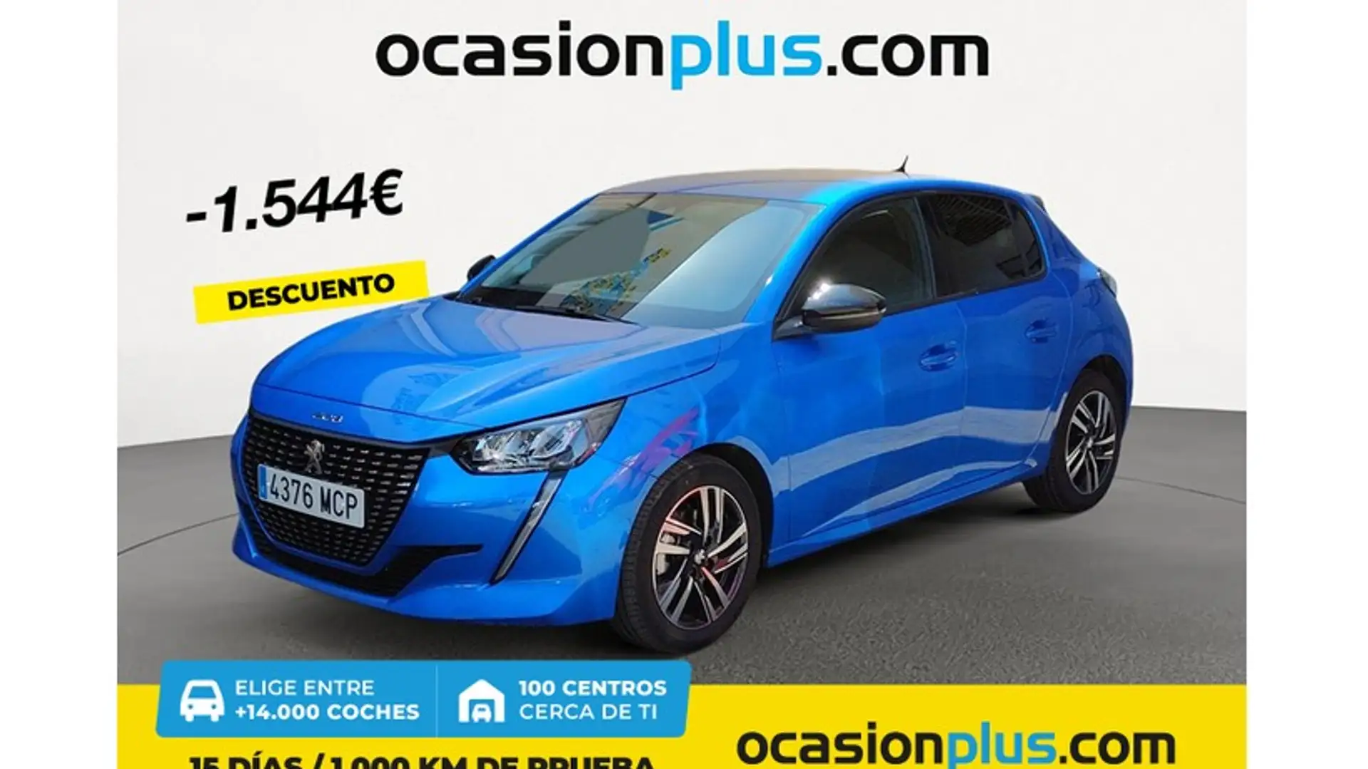 Peugeot 208 1.2 Puretech S&S Allure Pack 100 Bleu - 1