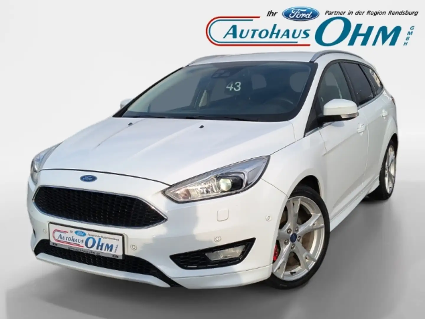 Ford Focus Turnier Titanium 2.0 TDCi-BI-XENON - NAVI - GJR Blanc - 1