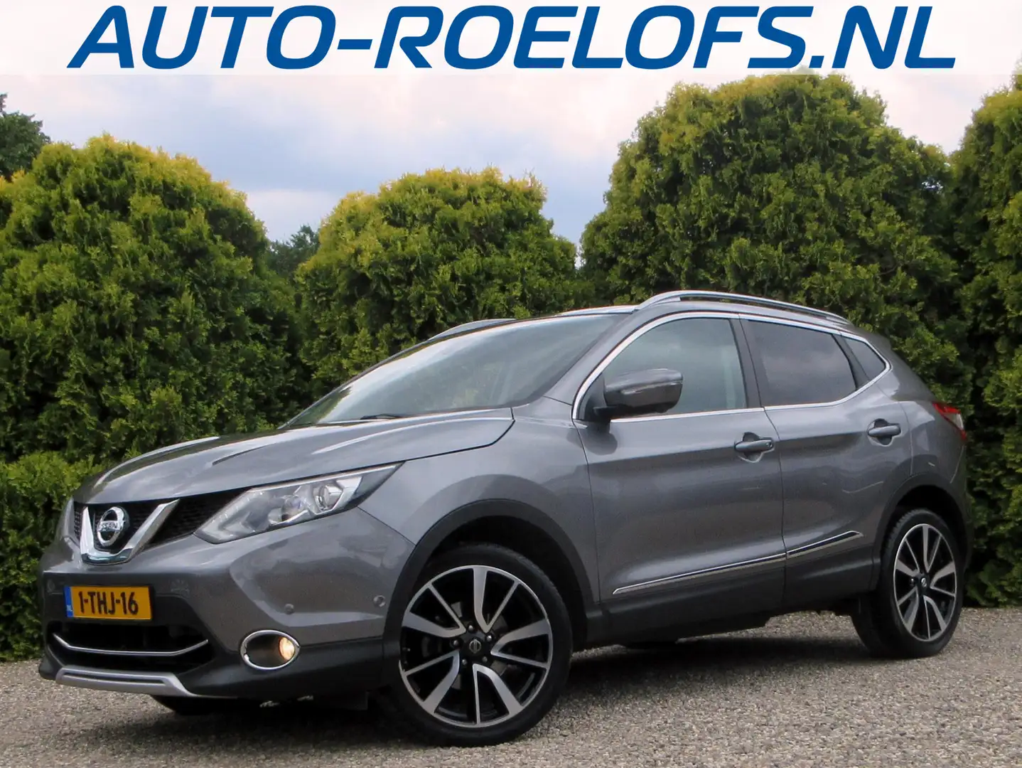 Nissan Qashqai 1.2 Tekna*Leder*360cam*Trekhaak* Grijs - 1