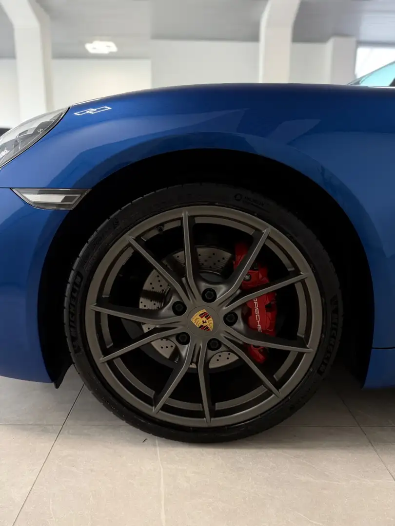 Porsche Cayman PORSCHE CAYMAN S 718 2.5 BENZINA ANNO 2018 TUTTA T Blu/Azzurro - 2