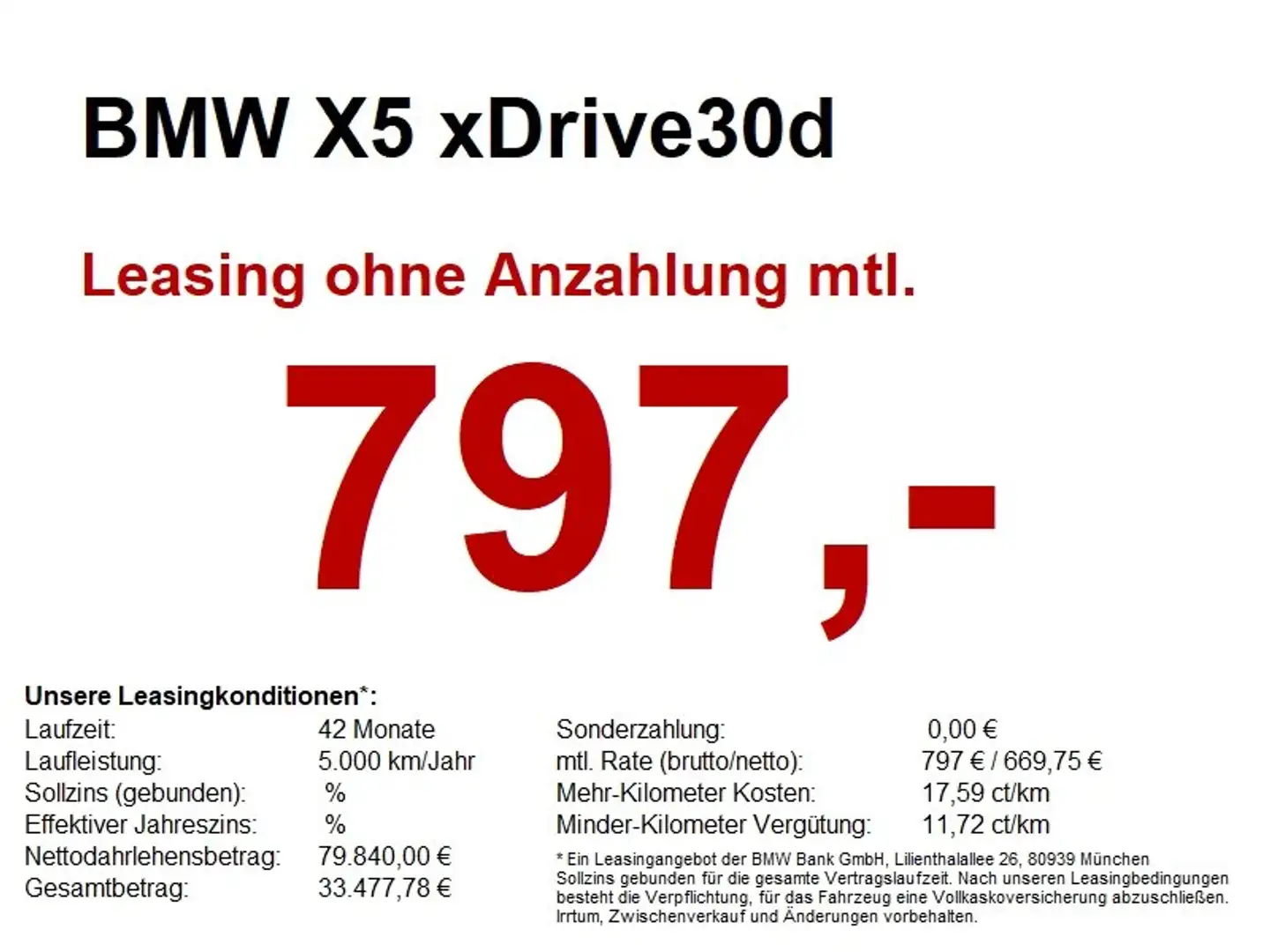 BMW X5 xDrive30d M Sport Pro AHK/SHZ/PanSky/hk/SofCl Grau - 1